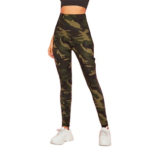 Women Fitness Sports Leggings Camouflage Elastic Yoga <b>Pants</b>, 3D Printed Slim Quick Dry Skinny Gym Training Trousers - Product Image 2