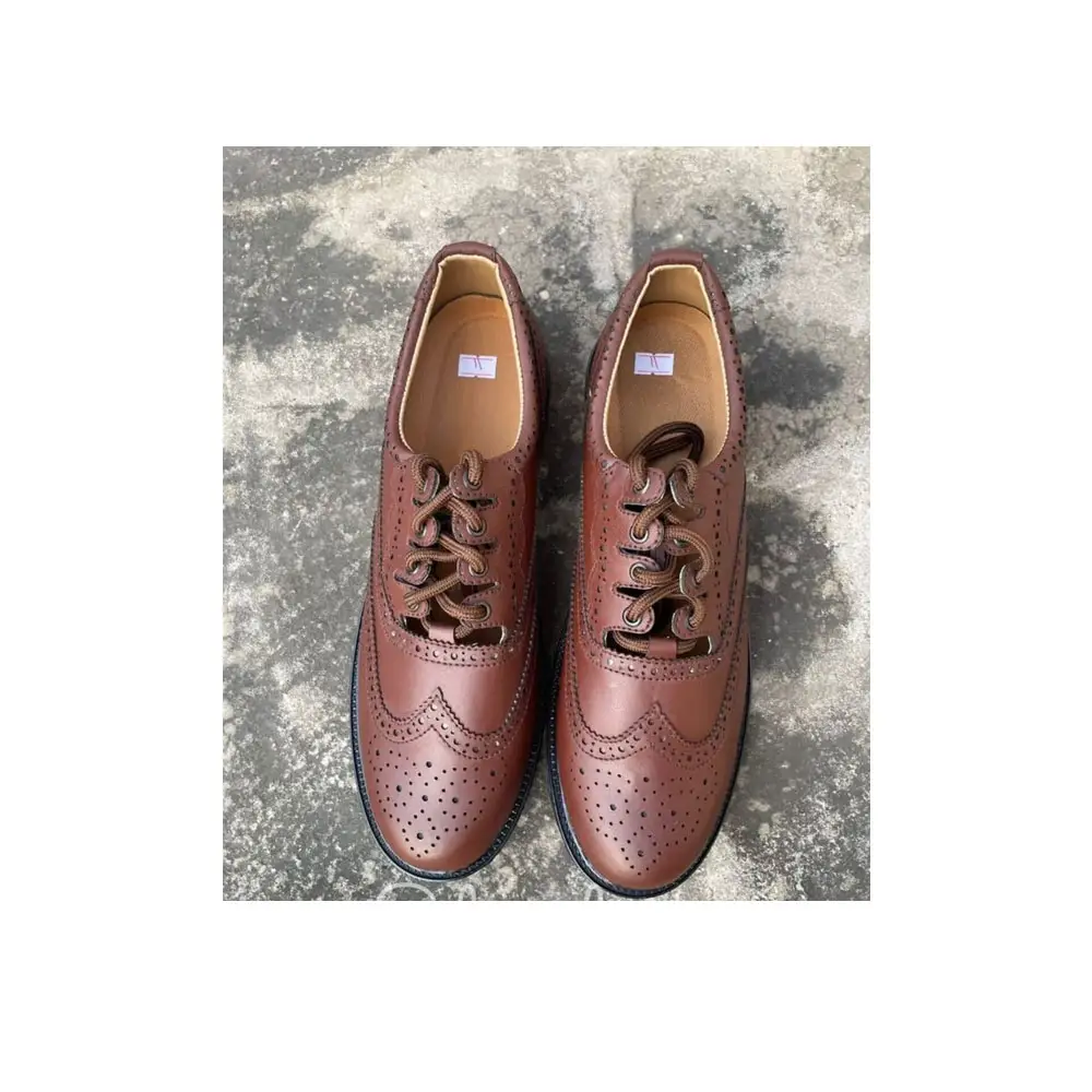 Best Quality Business Office Brogues Men Shoes Leather Piper Ghillie Brogues New Business factory custom men's dress shoes