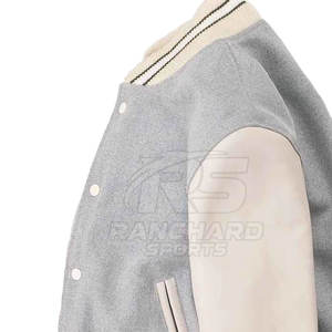 Chaqueta Universitaria para Hombre, Corte Ajustado, Cómoda, Estilo Urbano Moderno, Chaqueta Universitaria para Hombre con Logotipo Personalizado Moderno, Moda Urbana - Product Image 5