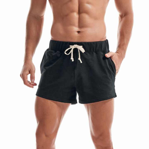 Pantalones cortos deportivos de entrenamiento de gimnasio de verano para hombre 2025, cómodos pantalones cortos de lona con bolsillos de tela de algodón suave para uso diario - Product Image 3