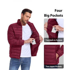 Chaqueta Acolchada con Logotipo Personalizado, Chaqueta de Invierno de Nailon/Poliéster Más Vendida, de Alta Calidad, Secado Rápido y Transpirable - Product Image 3