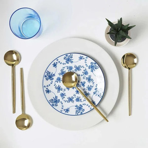 Juego de cubiertos de acero inoxidable de diseño al por mayor juego de cubiertos de acero inoxidable de gama alta colección de cubiertos - Product Image 1