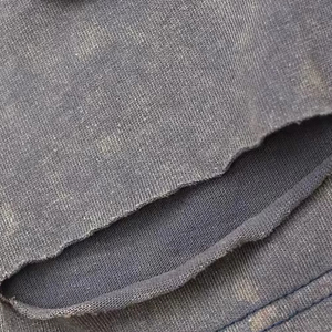 Chenille bordado nuevo diseño hombres rayas camiseta logotipo personalizado impresión Ácido lavado hombres y mujeres camiseta - Product Image 5