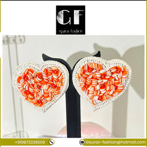 Compre los mejores pendientes elegantes hechos a mano para bodas y festivales Compre ahora a precio de fabricante - Product Image 2