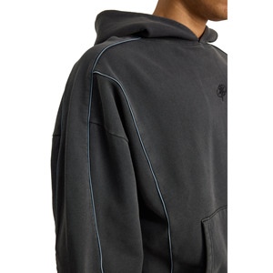 Sweat à capuche surdimensionné personnalisé pour hommes, lavé à l'acide, en coton mélangé, poids lourd, vente en gros, prix raisonnable - Product Image 3