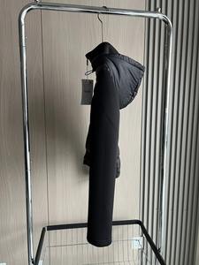 Vestes matelassées en toile pour hommes d'hiver, col montant, fermeture éclair, capuche, style décontracté, sport, style urbain, 100% nylon, imperméable, respirant - Product Image 5