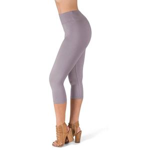Leggings Deportivos Personalizados al por Mayor para Mujer, Pantalones de Yoga Transpirables, Tejido de Punto, Cintura Alta, Ropa Deportiva hasta la Rodilla - Product Image 3
