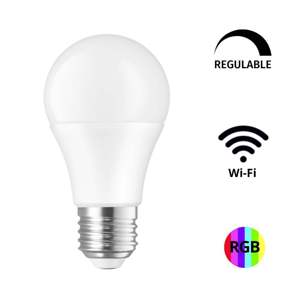 Bombilla LED Inteligente RGBW WiFi Estándar E27 de 9W, Iluminación Regulada Inteligente RGBW - Product Image 1