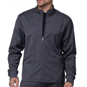 Nuevo diseño al por mayor tarifa hombres Scrub chaqueta Color sólido alta calidad más vendidos Streetwear hombres Scrub chaqueta - Product Image 2