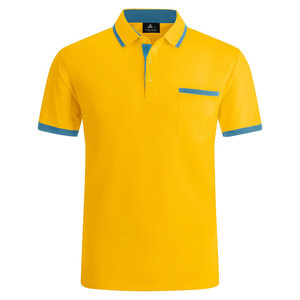 Polos de algodón de calidad superior, Polo transpirable ajustado con logotipo personalizado para ropa deportiva, Polo sólido de manga corta - Product Image 2