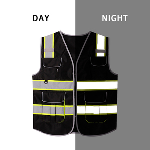 Gilet de sécurité réfléchissant pour la construction industrielle, économique et de bonne qualité, protection personnelle haute visibilité - Product Image 3