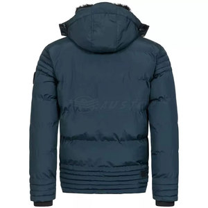 Chaqueta acolchada ajustada de fabricación profesional para hombre, ropa informal, chaqueta acolchada gruesa a la moda para exteriores para hombre con personalización - Product Image 6