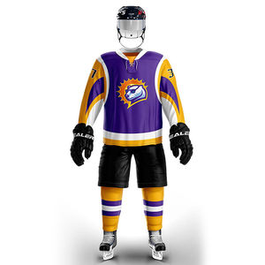 Jersey de hockey sobre hielo sublimado personalizado, varios colores, fabricante de uniformes de hockey sobre hielo superventas - Product Image 4