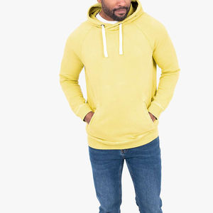 Sudadera con Capucha de Invierno para Hombre, Corte Regular, Estilo Urbano, Nuevo Diseño, Lisa, de Felpa Lavada, Bordada, de Buena Calidad y Personalizable - Product Image 2