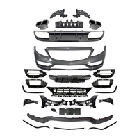 Kit carrosserie pour pare-chocs avant et arrière, calandre centrale, kit de conversion pour Mercedes-Benz Classe C W205 en C63 AMG 2019+