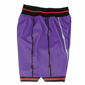 Pantalones cortos de baloncesto de uniforme de malla de tela gruesa de último diseño, ropa de calle, pantalones cortos de malla de doble capa para hombre con pantalones cortos de bolsillo - Product Image 3