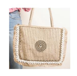 Plage été soirée bohème femmes sac de messager à la main indien Afghani sac à bandoulière toile matériel en gros - Product Image 4