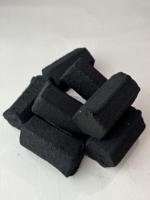 Charbon de noix de coco d'origine indonésienne, charbon de noix de coco en forme de cube pour chicha
