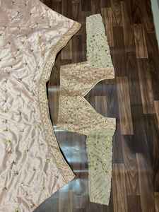 Hermosa tendencia boda Lahenga Choli colección para mujer mezcla de algodón gasa algodón plisado estampado tradicional - Product Image 4