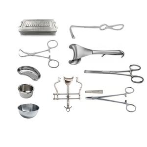 Ensemble d'instruments de chirurgie césarienne en acier inoxydable de haute qualité, réutilisable, approuvé CE ISO pour la salle d'opération - Product Image 1