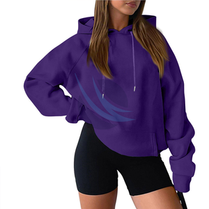 Sudaderas con capucha y sudaderas para mujer Otoño Mujer Sólido con capucha Algodón Espesar Sudaderas cálidas Ropa de calle Sudadera con capucha transpirable para niñas - Product Image 6