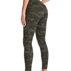 Custom Logo Camo Print Leggings Women Fitness Wear Workout <b>Tights</b> Yoga Pants Seamless Quality Leggings for Women 2026 - Product Image 3
