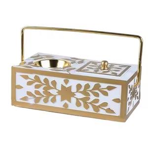 Handmade Wooden <b>Bakhoor</b> Burner Arabic Design <b>Oud</b> Fragrance Holder with Aromatherapy - Product Image 1