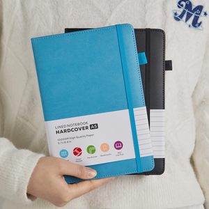 Tùy chỉnh điều hành A5 da máy tính xách tay 2-Pack 100gsm lót bìa cứng 14.5x21.3cm Tạp Chí Văn phòng với 100 bên trong trang" - Product Image 3