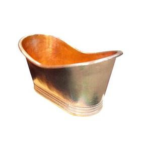 Miroir en cuivre Antique poli meilleur Design baignoires en cuivre pour bain en gros fabricant et exportation - Product Image 1