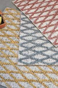 พรมขนสัตว์ธรรมชาติแบบถัก,พรมทอมือทันสมัยพรมพื้นที่แบบห่วงถักด้วยมือสำหรับห้องนั่งเล่น - Product Image 6