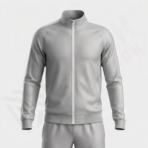 Conjunto Deportivo de Dos Piezas de Felpa de Algodón para Hombre, Ropa Deportiva Holgada, Logotipo Personalizado, Conjunto de Entrenamiento de Invierno - Product Image 1