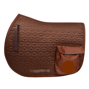 Tapis de selle pour cheval personnalisé de qualité supérieure avec poche, vente en gros, fabricant sur mesure pour l'entraînement quotidien et l'utilisation équestre - Product Image 1