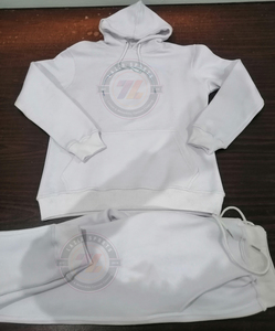 Ensemble de survêtement unisexe personnalisé avec logo, sweat-shirt à capuche et jogging, 2 pièces, ensemble de survêtement de sport, ensemble de jogging pour hommes - Product Image 1