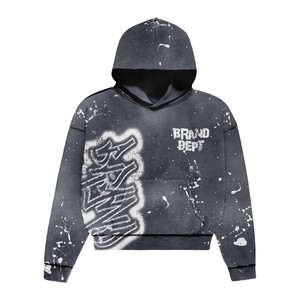custom plain unisex hoodie oversized drop shoulder pullover fleece hooded sweatshirt winter <b>warm</b> casual street wear top <b>jumper</b> - Product Image 4