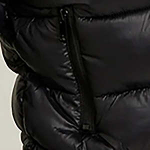 Chaqueta acolchada recortada con burbujas de poliéster para mujer con el logotipo de su marca personalizada para mujer, venta al por mayor, invierno, alta calidad - Product Image 4