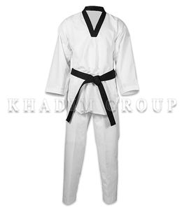 Ligero Taekwondo Dobok, transpirable con cuello en V uniforme para el verano y la práctica intensiva - Product Image 3