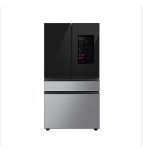 NOUVEAU Grand volume de 29 pieds cubes Réfrigérateur intelligent 4 portes – Design moderne en verre anthracite - Product Image 1