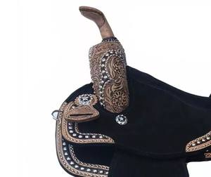 Sillín de equitación occidental de alta calidad ecuestre, sillín de Carreras de Caballos inglés hecho a mano de cómodo - Product Image 3