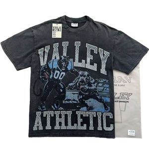 เสื้อยืดลายกราฟิก Vale วินเทจไฮสตรีท1.1รีเซตสวมใส่สบาย DTG ซักแล้วเสื้อยืดใส่ได้ทุกเพศ - Product Image 1