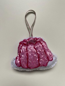 Porte-clés personnalisé brodé de perles lumineuses avec un design artistique unique, perles de rocaille, artisanat fait main, alliage portable - Product Image 5