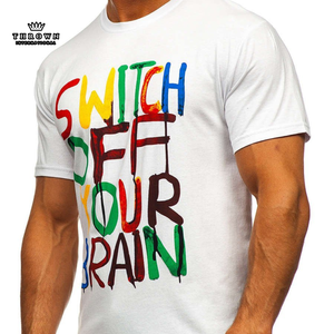 เสื้อยืดคอกลมทรงปกติ สไตล์ไฮสตรีท พิมพ์ลายสกรีน โลโก้สั่งทำ ผ้าฝ้าย 100% ทอด้วยไหมพรม ผ้าด็อบบี้รักษ์โลก แห้งเร็ว - Product Image 2