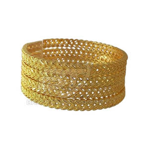 Wedding Festive Jewelry <b>Pakistan</b> Bridal Bangles Gold Color Wedding Bangles In Adult Size Customized - Product Image 2