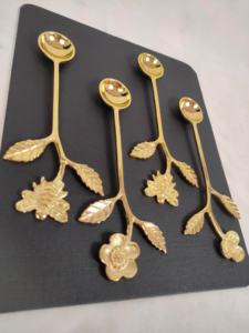 Cucharas de Acero Inoxidable Estilo Vintage 2026, Mini Cucharas para Café, Ecológicas, Aptas para Lavavajillas, Juego de Cubiertos - Product Image 3