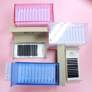 Extensions De <span class=keywords><strong>Cils</strong></span> En Cachemire De Soie Fournitures Vendeur En Gros Facile à Fan J C CC D DD Plateaux De <span class=keywords><strong>Cils</strong></span> En Velours Noir Mat - Product Image 3