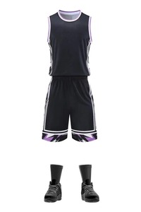 Fabricant de maillots de basket-ball imprimés en 3D, uniformes de basket-ball personnalisés de qualité supérieure, nouveaux uniformes d'équipe à séchage rapide, vente en gros - Product Image 4