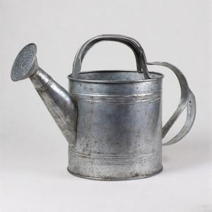 Regadera Galvanizada Artesanal con Motivo Floral Ideal para Plantas de Balcón y Decoración de Estilo Rural - Product Image 1