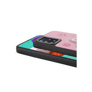 Coque Lumineuse en Silicone Souple Netzy avec Motif Gaufré Icônique pour Samsung Galaxy A51, Modèle Blanc Électroplaqué - Product Image 4