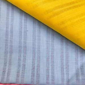 Tela de Algodón a Rayas Teñida con Hilo con Sensación de Lino, Material Premium para Camisas para Mercados de Exportación a un Precio Accesible - Product Image 1