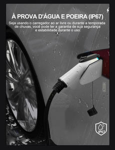 เครื่องชาร์จ taysla EV 3.5KW 16A แบบที่ชาร์จในรถแบบพกพา2สายชาร์จสำหรับยานพาหนะ Phantom shipping จากบราซิล - Product Image 5