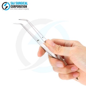 Pince en coton orthodontique en acier inoxydable certifié CE pointes dentelées pour accolades ajustements instruments chirurgicaux dentaires - Product Image 6